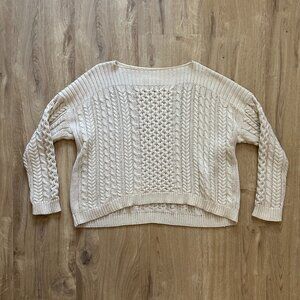 Marc by Marc Jacobs Chunky Cable-Knit Sweater in Ivory - XS/S